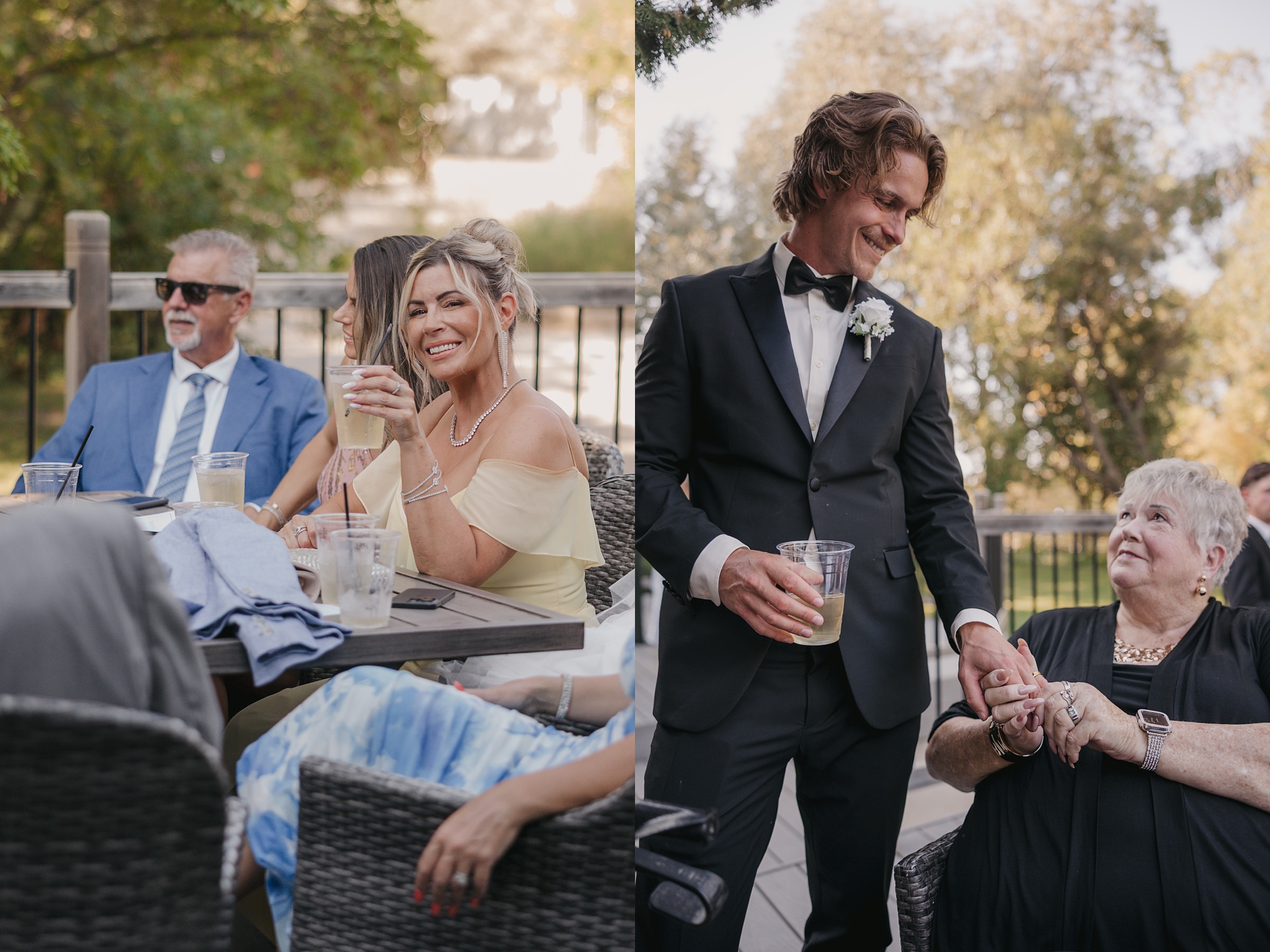 Romantic Black & White Wedding at Moon Lake Golf & Country Club