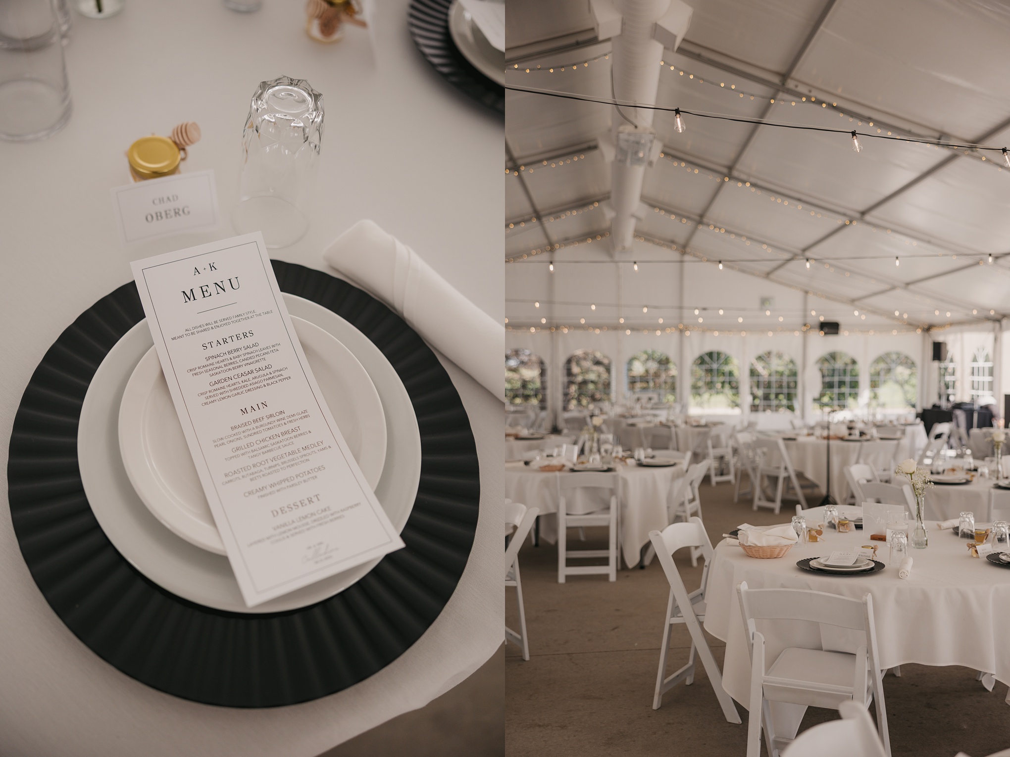 Romantic Black & White Wedding at Moon Lake Golf & Country Club