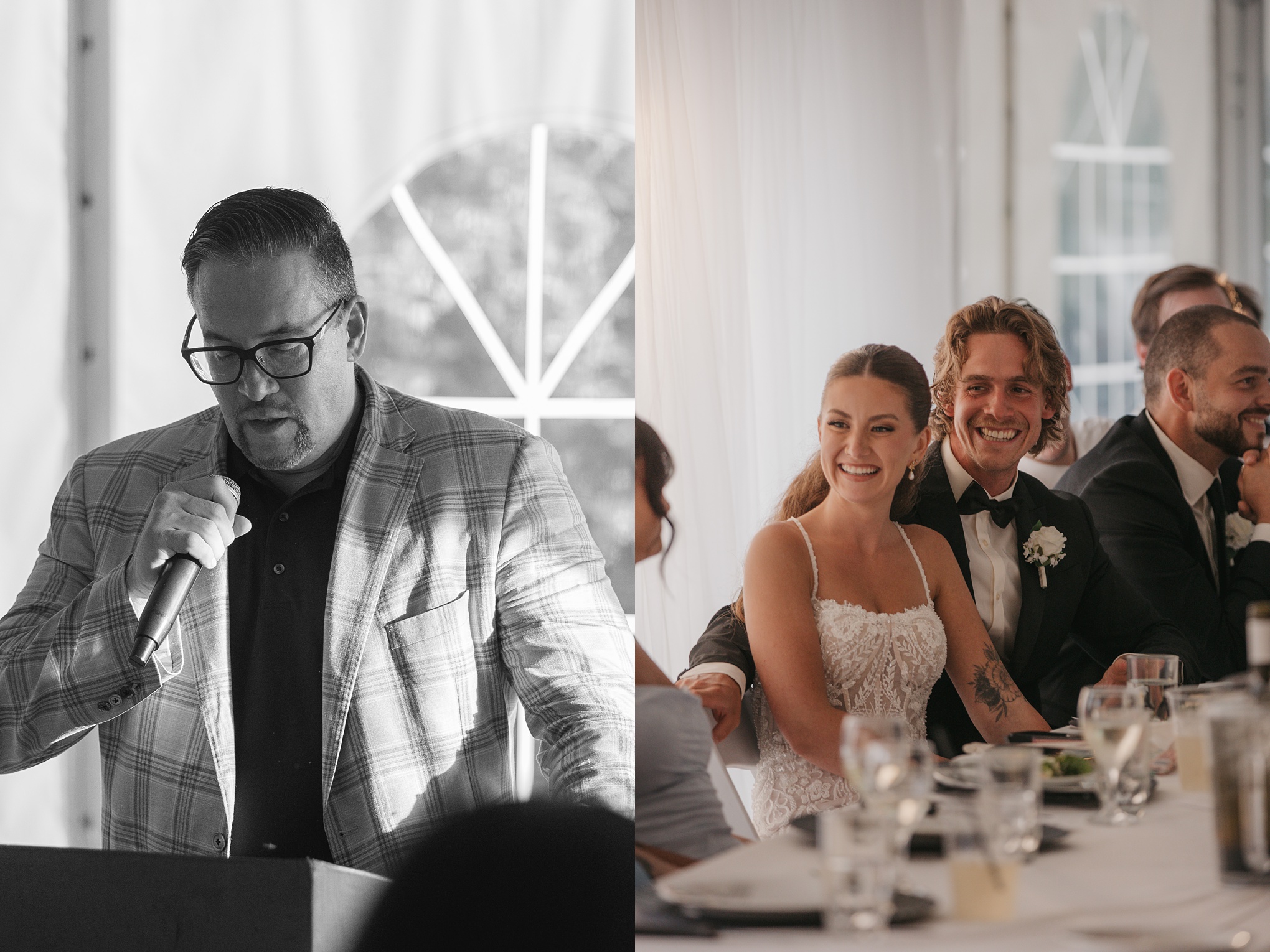 Romantic Black & White Wedding at Moon Lake Golf & Country Club
