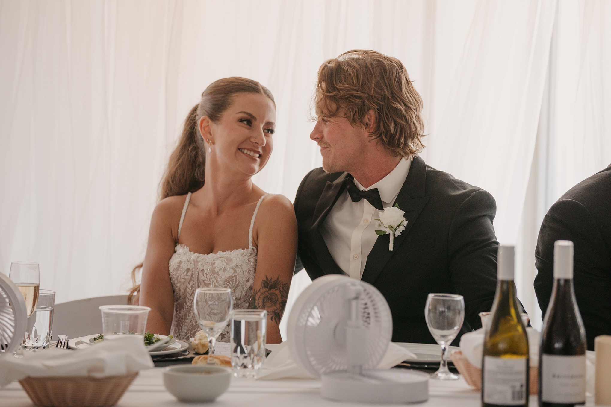 Romantic Black & White Wedding at Moon Lake Golf & Country Club