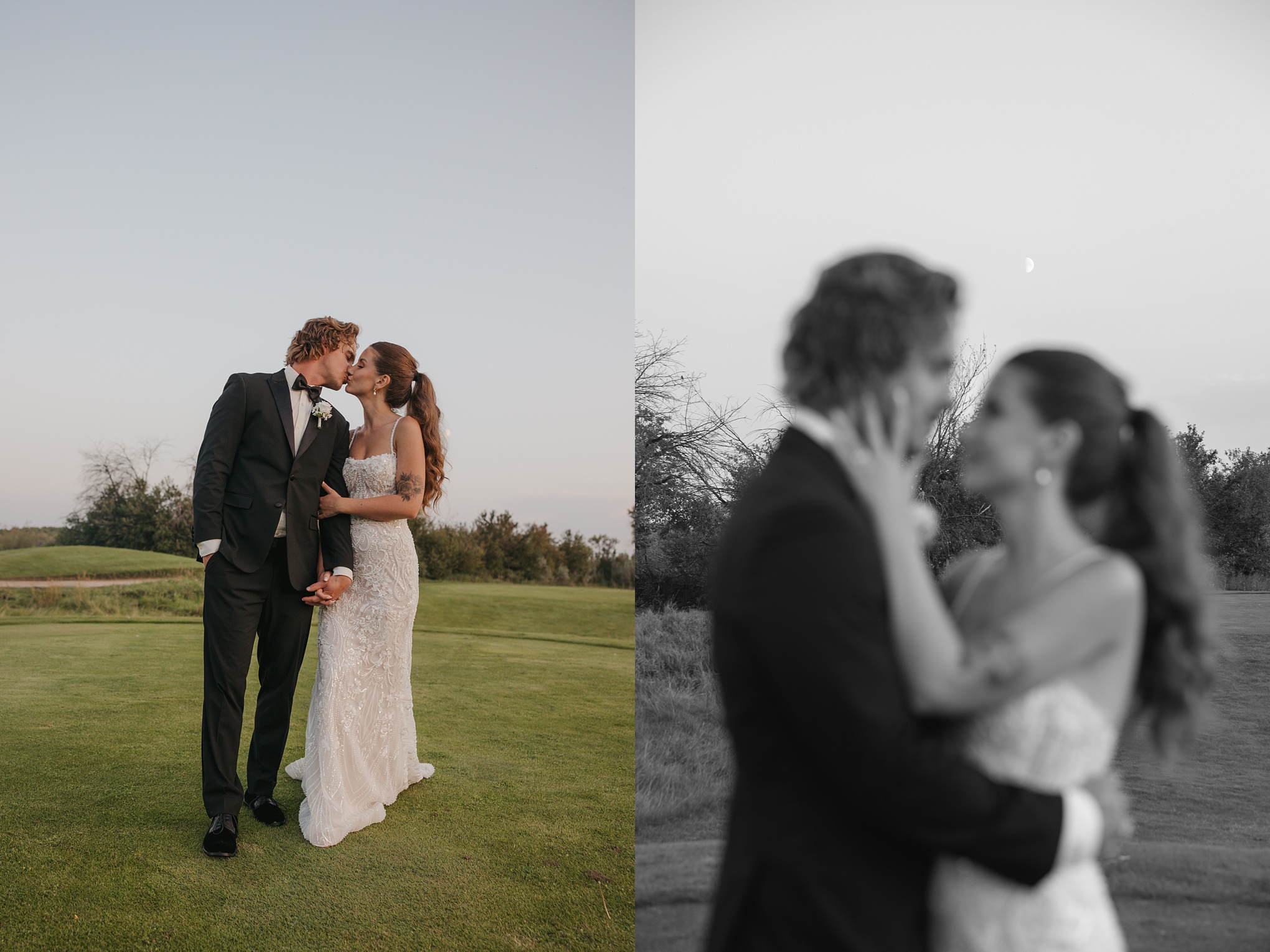 Romantic Black & White Wedding at Moon Lake Golf & Country Club